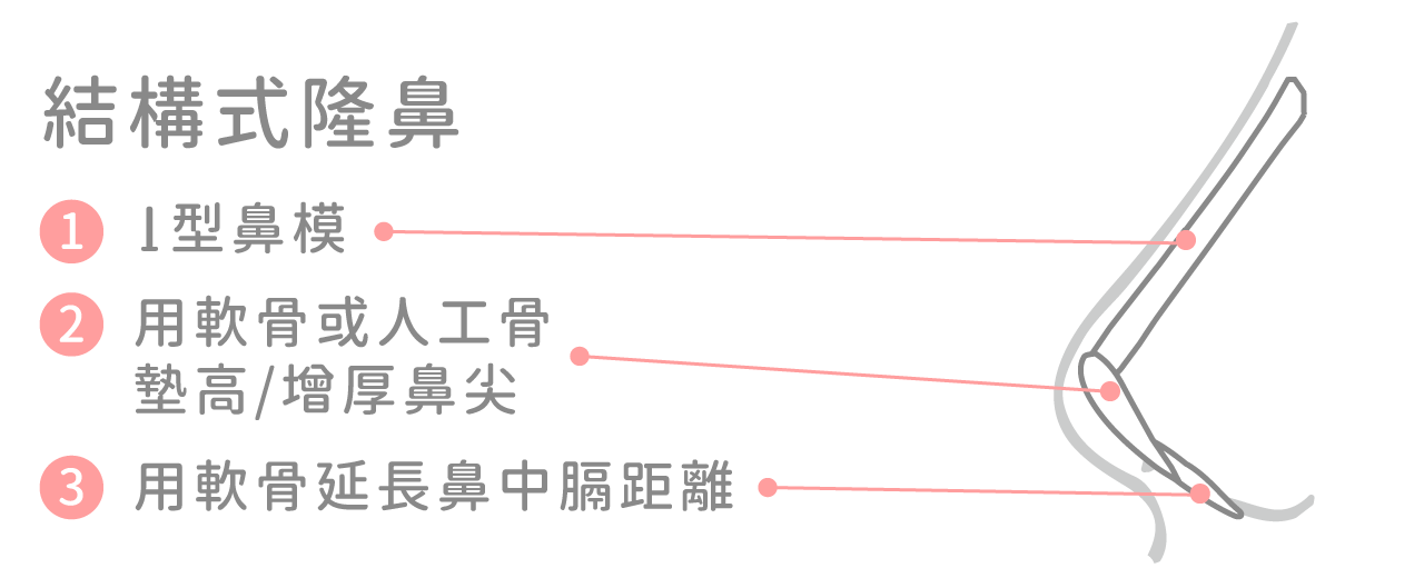 隆鼻手術方式